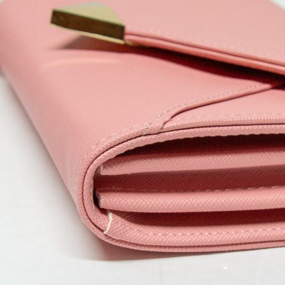 Large Pink Clutch Wristlet Wallet URBAN EXPRESSIONS Certified Vegan - Picture 4 of 8